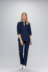 Bluza medyczna ELDAN RÓŻA rękaw 3/4