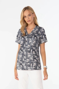 Bluza medyczna damska we WZORY